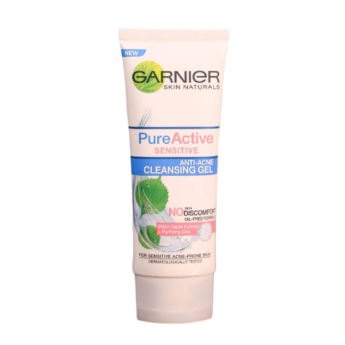 GARNIER PURE ACTIVE SENSITIVE GEL WASH 100 ML Default Title - MamasJan skincare