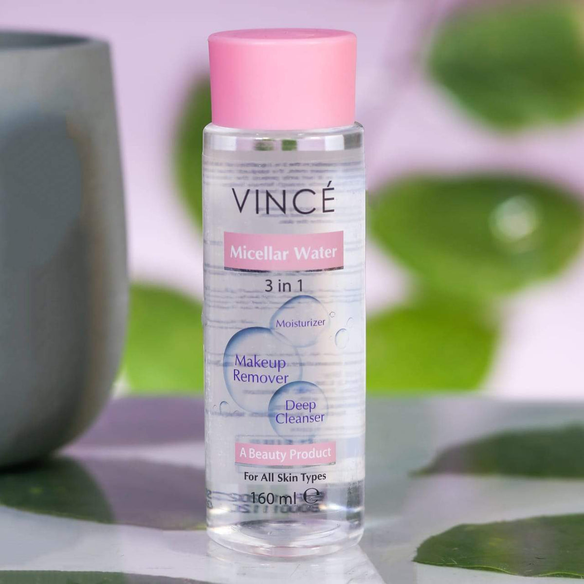 VINCE MICELLAR WATER 3 IN 1 MAKEUP REMOVER 160ML Default Title - MamasJan skincare