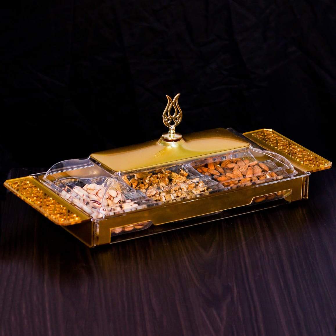 DISH DRY FRUIT ACRYLIC HC2236 Default Title - MamasJan Crockery