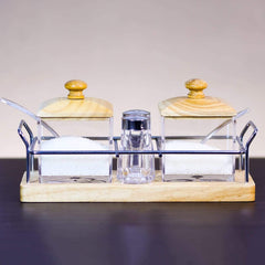 SUGAR POT 4PC IR K0960B Default Title - MamasJan Crockery