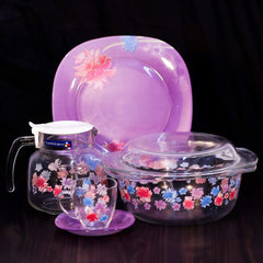 DINNER SET LUMINARC 71PC N1294 BASIC Default Title - MamasJan Crockery