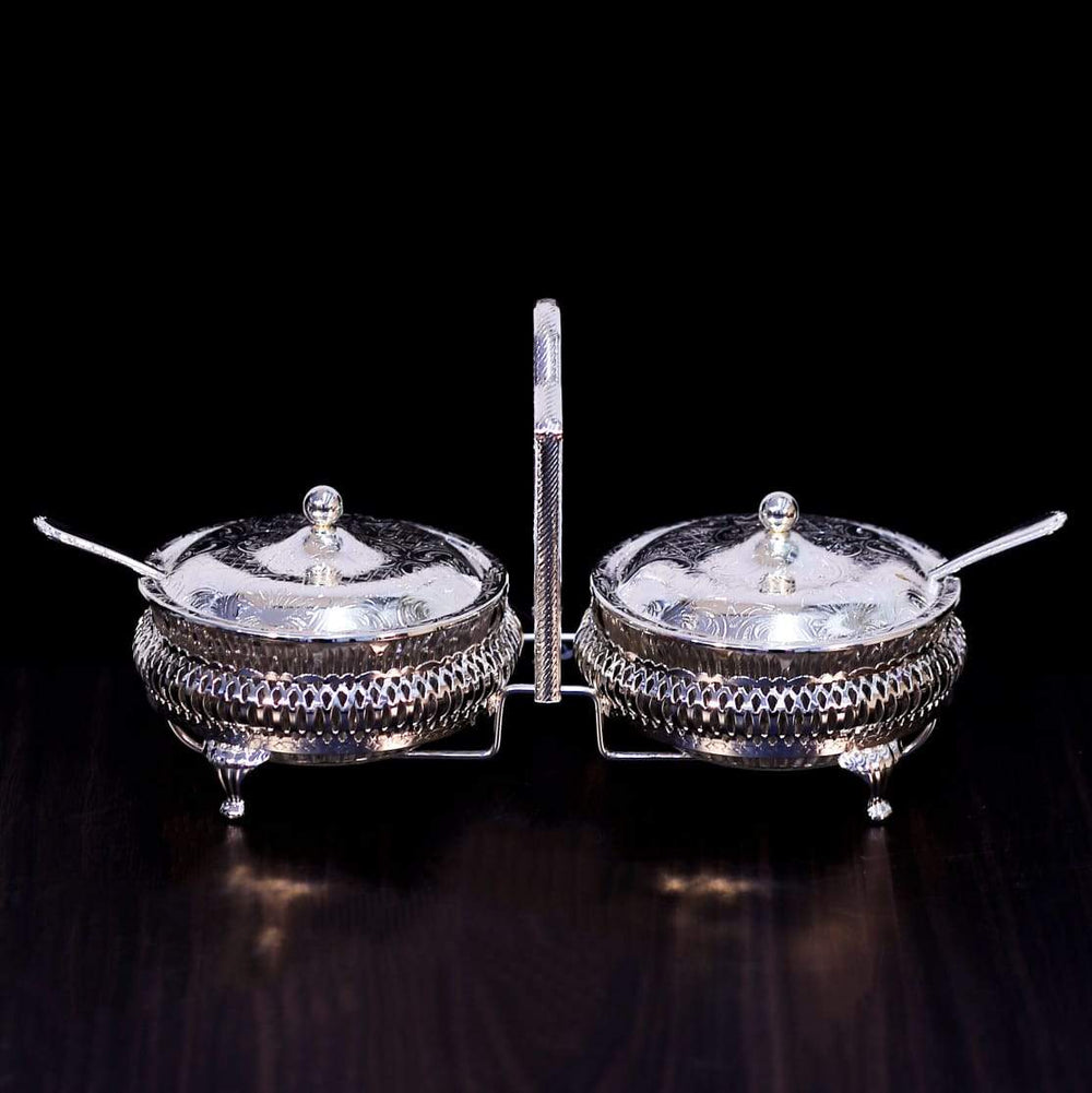 JAM POT SET QUEENANE W/SPOON 4332 Default Title - MamasJan Crockery