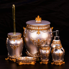 Bathroom Set 6Pc Ir Sms-671 Default Title - MamasJan Decoration