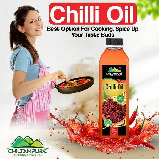 Chilli Oil - Best Option for Cooking, Spice Up Your Taste Buds, Good for Heart Health, Rich in Vitamins & Iron
