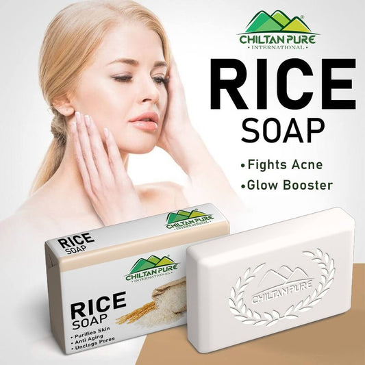 Rice Soap - Purifies Skin, Anti-Aging, Unclog Pores