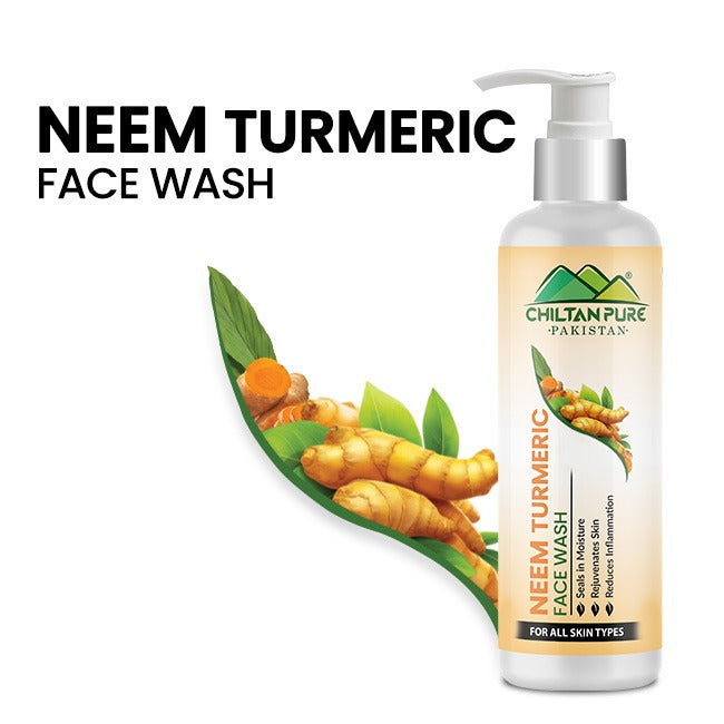 Neem & Turmeric Face Wash – Get Purifying Skin With Blend Of Pure Botanical Extracts