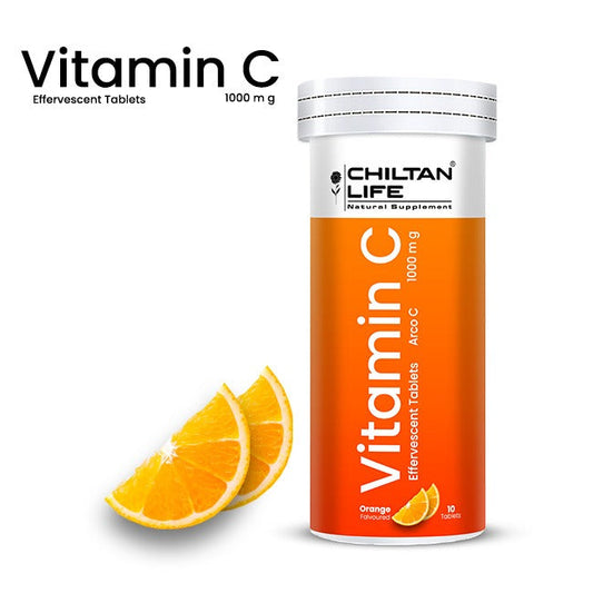 Vitamin C - 10 Tablets / 1000mg (Orange Flavour)