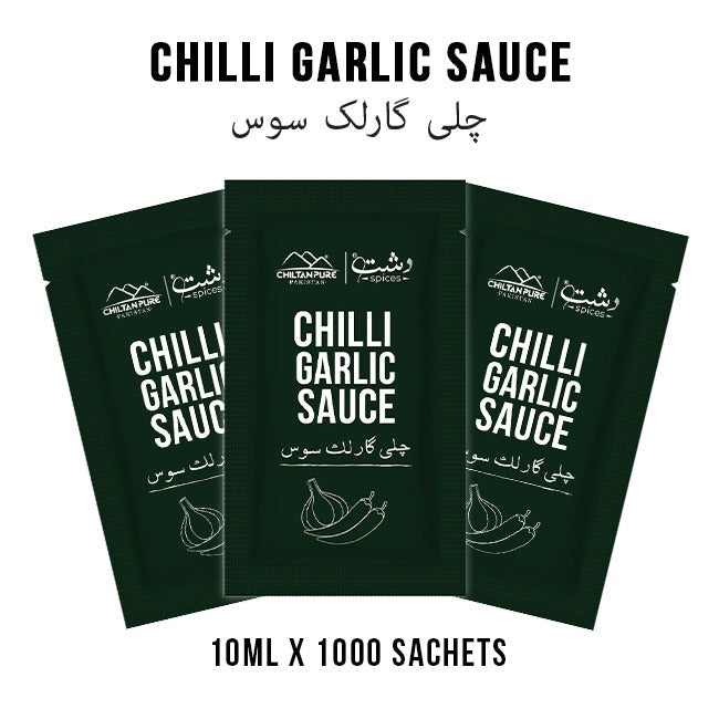 Chilli Garlic Sauce Sachets / (10ml x 1000 Sachets)