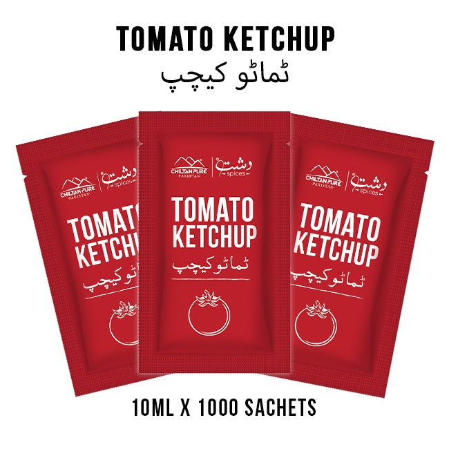 Tomato ketchup Sachets / (10ml x 1000 Sachets)