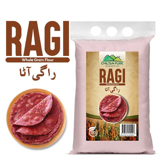 Ragi Flour (راگی کا آٹا) - Finger Millet Flour / Rich in Calcium, Iron & Dietary Fiber