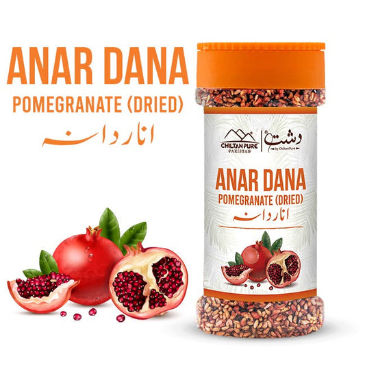 Anar Dana (انار دانہ) – Dried Pomegranate Seeds for Tangy Flavor & Natural Health Benefits