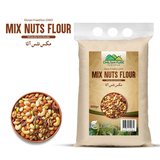Mix Nuts Flour (مکس نٹ آٹا) – Wholesome Nut Power, Gluten-Free Energizing & Delicious 500g