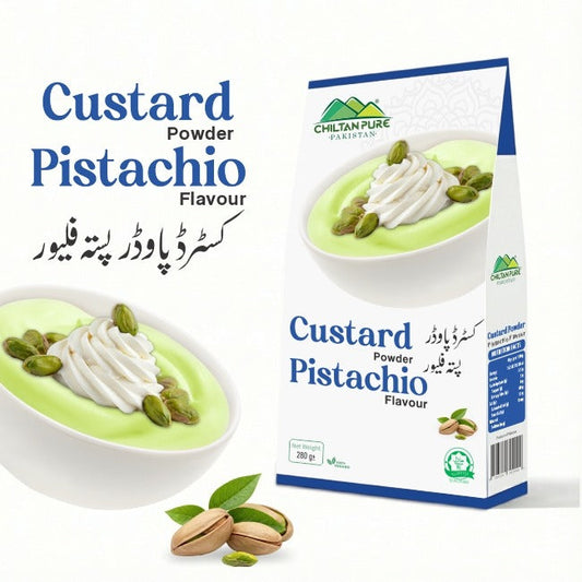 Custard Powder Pistachio / کسٹرڈ پاوڈر پستہ / Weight 285gm±