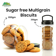 Sugar Free Multigrain Biscuit Cookies / Made With Organic Desi Butter, Bakery Biscuit