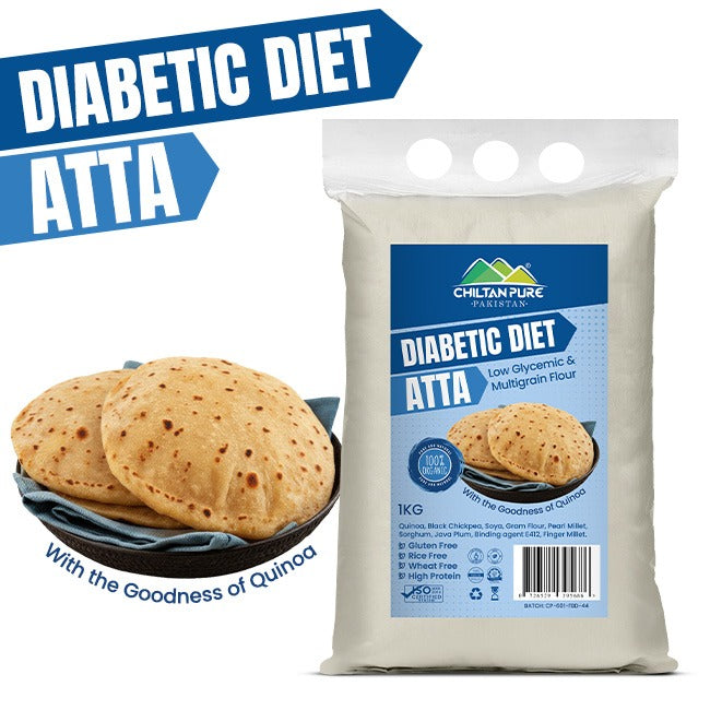 Diabetic Diet Flour / ذیابیطس ڈائٹ فلور / Gross Weight 1kg