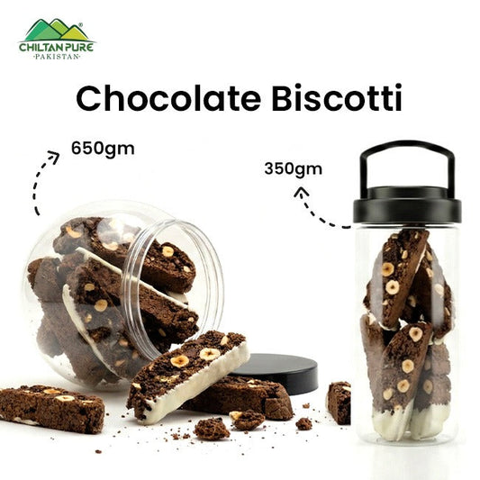 Chocolate Biscotti Cookies / Made With Organic Desi Butter, Bakery Biscuit