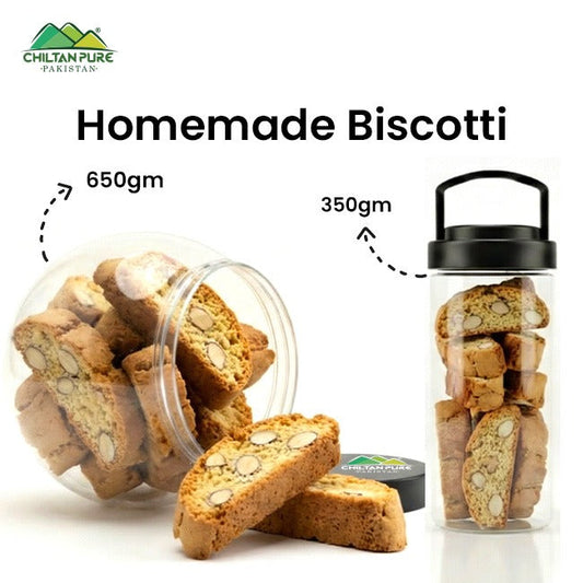 Homemade Biscotti Cookies / Made With Organic Desi Butter, Bakery Biscuit