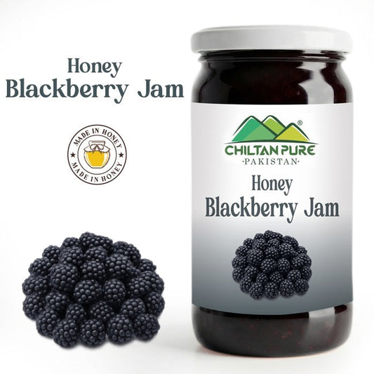 Blackberry Jam (Made in Honey) / بلیک بیری جام / Glass packaging / 630gm