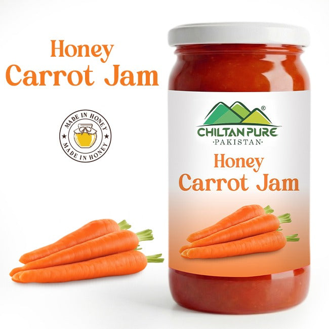 Carrot Jam (Made in Honey) / گاجر جام / Glass packaging / 630gm
