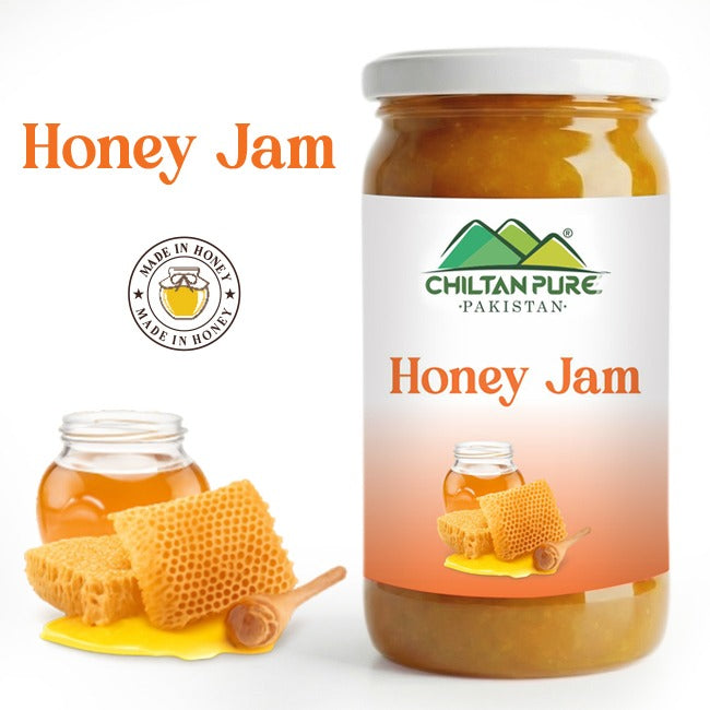 Honey Jam (Made in Honey) /شہد جام / Glass packaging / 630gm