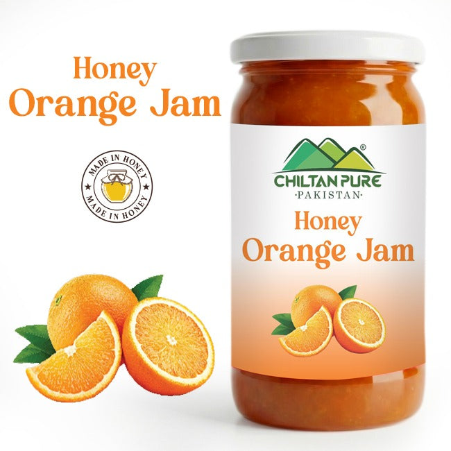 Orange Jam (Made in Honey) / اورنج جام / Glass packaging / 630gm