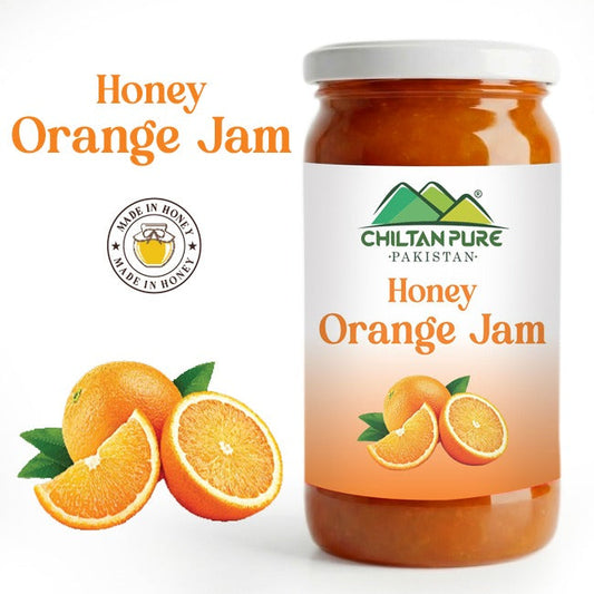 Orange Jam (Made in Honey) / اورنج جام / Glass packaging / 630gm