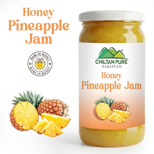 Pineapple Jam (Made in Honey) / انناس جام / Glass packaging / 630gm