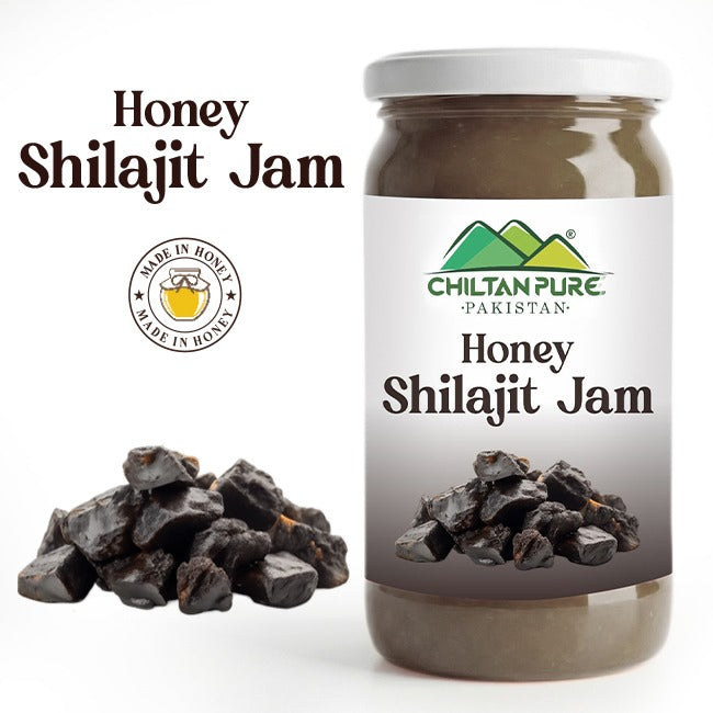 Shilajit Jam (Made in Honey) / شلاجیت جام / Glass packaging / 630gm
