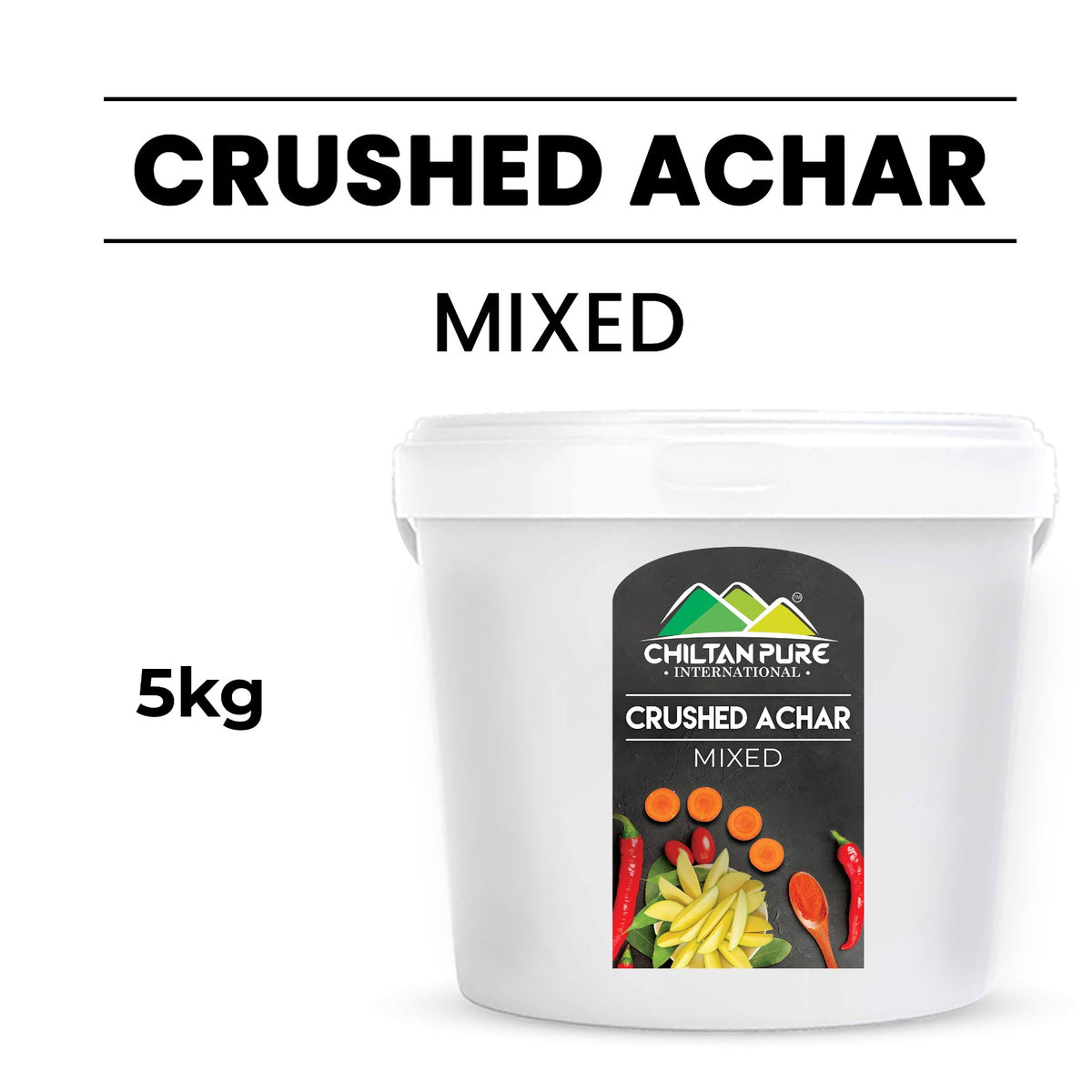 Crushed Achar 5KG Institutional Bulk For HORECA Family, Hotels, Restaurants, Catering, Cafes