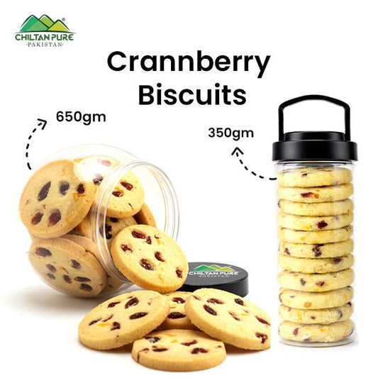 Crannberry Biscuit Cookies / Made With Organic Desi Butter, Bakery Biscuit