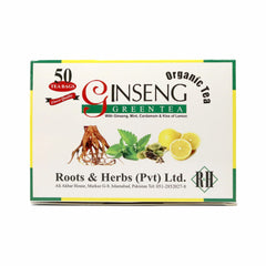 GINSENG ORGANIC GREEN 50 TEA BAG 76 GM Default Title - MamasJan Grocery