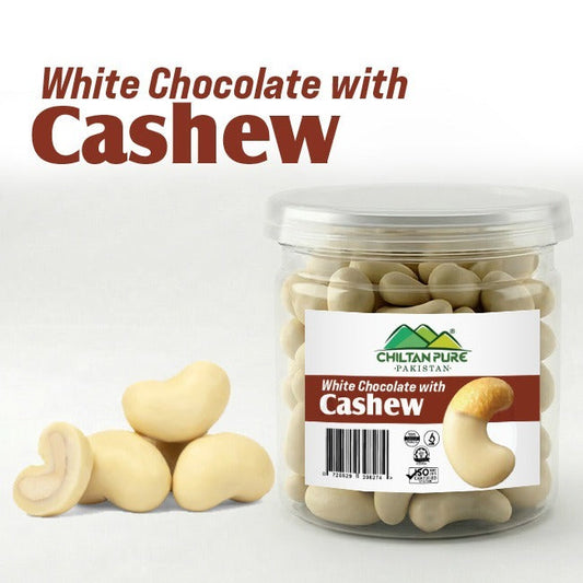 White Chocolate with Cashew / سفید چاکلیٹ کاجو کے ساتھ / Safed Chocolate Kaju Ke Sath
