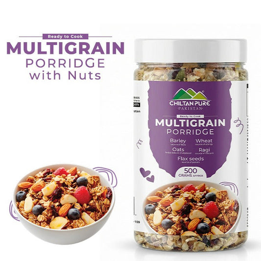 Multigrain Porridge With Nuts / ملٹی گرین دلیہ میوہ جات کے ساتھ / Multigrain Daliya With Nuts / Weight 500gm±