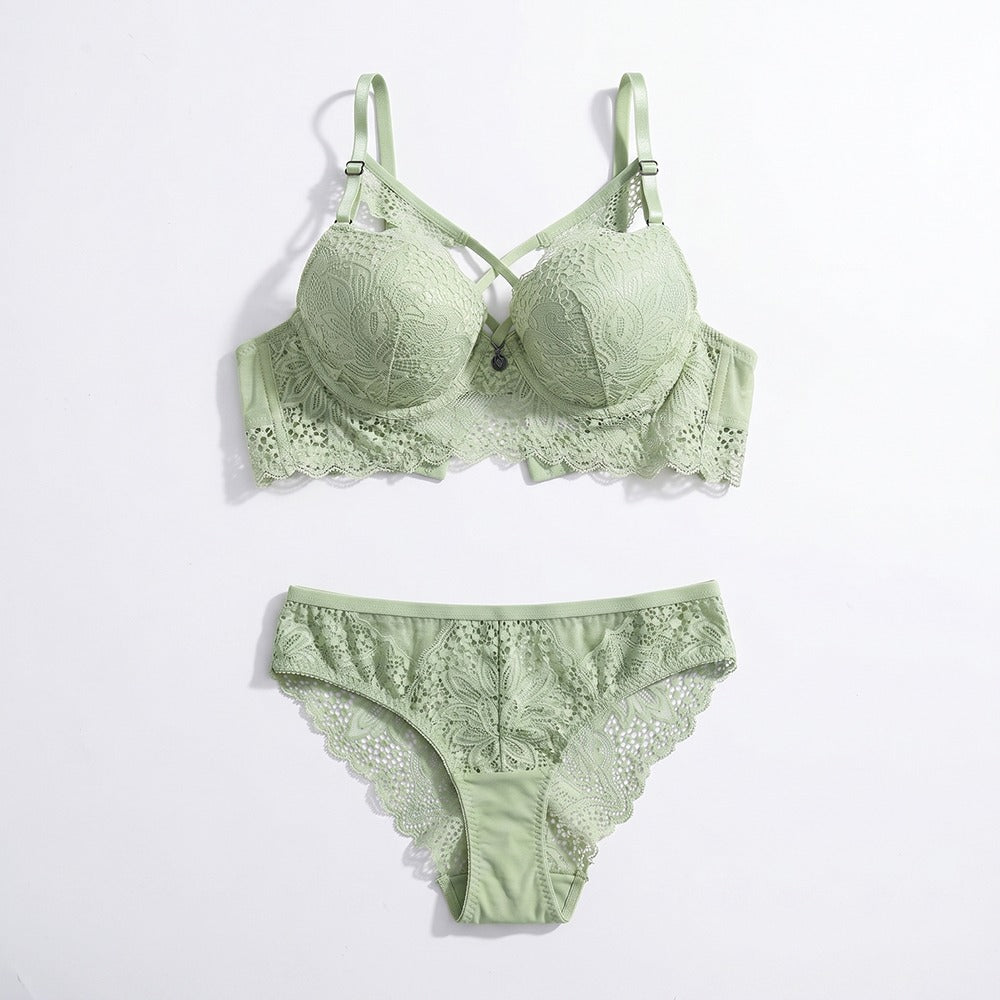 Victoria-Secret-Bra-Set-T168 YELLOW / 34 / C - MamasJan Lingerie