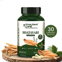 Shatavari Capsule 100% Natural Shatavari Tablets 30 Per Bottle 500mg