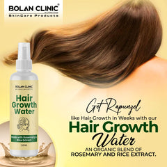 Hair Growth Water - Nourishes Scalp, Encourages Healthy Hair Growth, Prevents Hair Loss, Makes Hair Shiny & Smooth