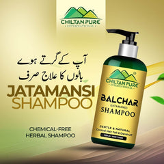 Balchar Shampoo - Effective Treatment for Alopecia, Reduces Hair Fall, Controls Dandruff, Makes Hair Shiny & Smooth