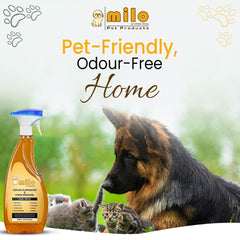 Milo Pet Odour Eliminator & Stain Removal – Natural Bio-Enzymatic Formula, Eliminate Pet’s Bad Odour & Remove Tough Stains 500ml