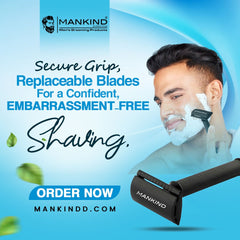 Safety - Comfortable & Smooth Shaving Experience, Replaceable Blades