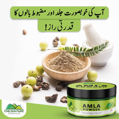 Amla Powder – Rich Source of Vitamin C, Power Pack for Hair & Skin [آملہ]