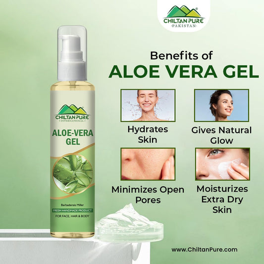 Aloe Vera Gel – For Face, Hair & Body [ایلوویرا]