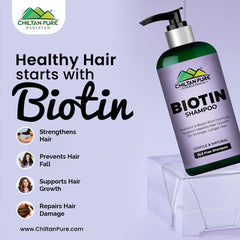 Biotin Shampoo – Hydrates Scalp, Promotes Healthy Hair Growth, Reduce Split Ends & Prevents Hair Breakage,, Doctor's 👨‍⚕️ Recommended