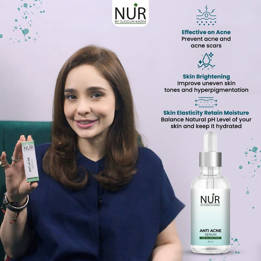 Nur Anti Acne Serum – Clear skin is happy skin, let us keep you get there, Reduces acne, unclog pore – 100% pure.