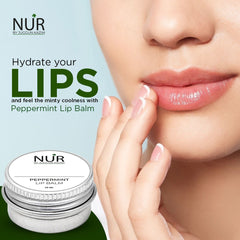 Peppermint Lip Balm – Lighten Lips, Hydrates Dry & Chapped Lips, Restores Natural Lip Color & Improves Lip Texture & Gloss