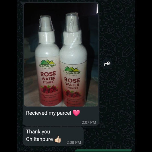 Rose Floral Water - Great Cleanser, Removes Oil Dirt Accumulated in Clogged Pores [Toner]