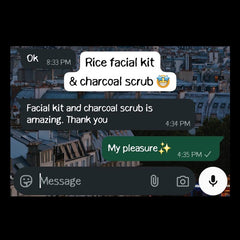 Rice Facial Kit - Revitalize Your Skin With Rice Extract Bright & Glow Kit