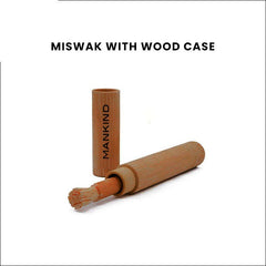 Miswak With Wood Case / مسواک لکڑی کے کیس کے ساتھ / Approx 8Inch