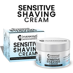 Sensitive Shaving Cream - Provides Smooth Razor Glide, Soften Facial Hair & Reduce Irritation Post Shaving