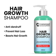 Men Hair Growth Shampoo – Boosts Hair Growth, Restores Hair Manageability, Prevents Hair Loss, Fix Oily & Greasy Hair 250ml
