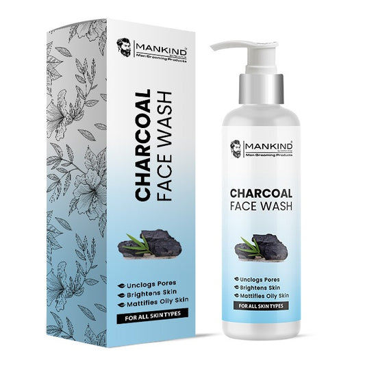 Charcoal Face Wash - Unclogs Pores, Brightens the Skin, and Eliminates Acne & Blackheads